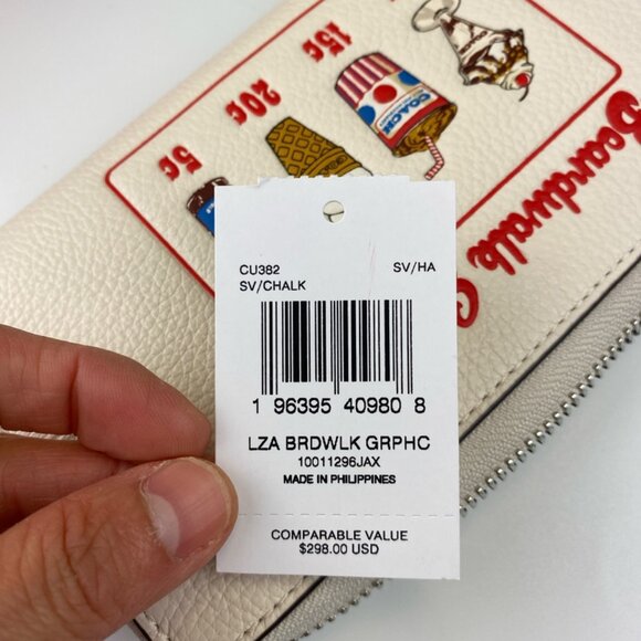 Coach CU382 Desserts Graphics Wallet + Coach CU251 Nolita 19 Sundae Pattern - Picture 3 of 10